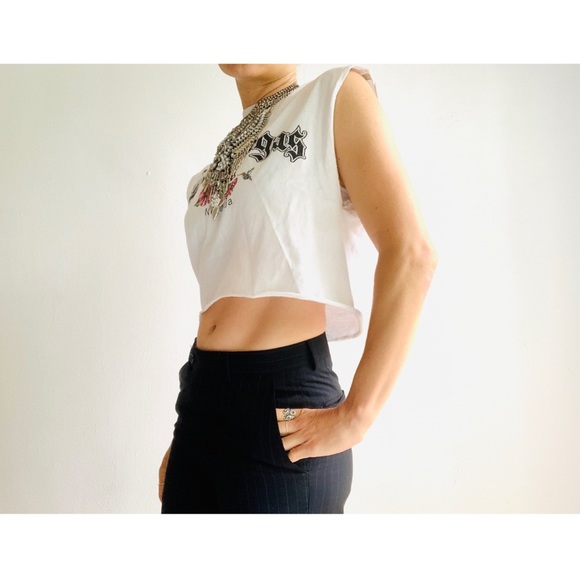 Vintage Perry Ellis Wool Pinstripe Trouser Pants - Picture 1 of 11